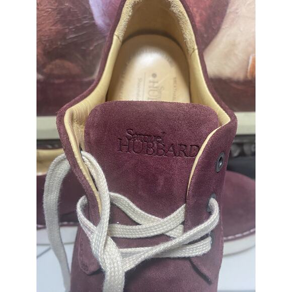 PRE-OWNED Samuel Hubbard Plum Buc Leather Shoes Men’s Sz 11M Plum Wine main image 9